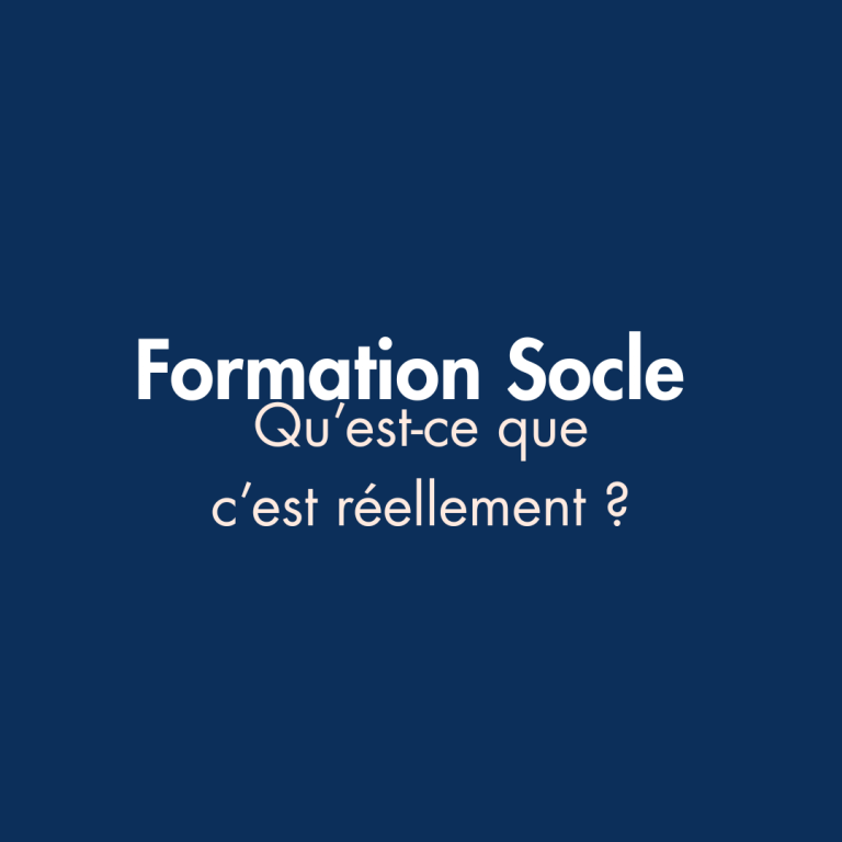 Formation Socle